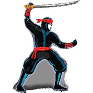 Stealth Ninja Super Shape 81 x 86cm