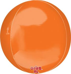 Orbz Dazzling Orange Solid Colour 38cm x 40cm