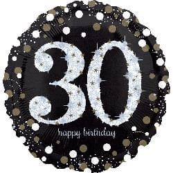 Sparkling Birthday 30 Holographic Sparkles 45cm