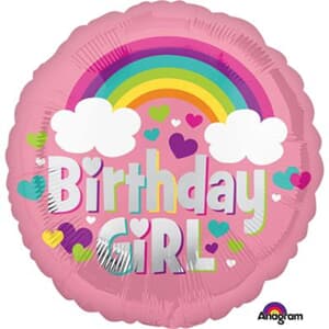 Birthday Girl Rainbow Fun HEXL 43cm