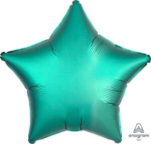 Star Satin Luxe Jade Anagram packaged 45cm
