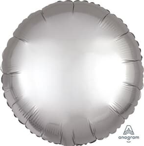 Circle Satin Luxe Platinum Anagram packaged 45cm
