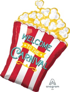 Carnival Popcorn Supershape 50cm x 73cm