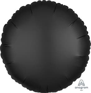Circle Satin Luxe Onyx Anagram packaged 45cm