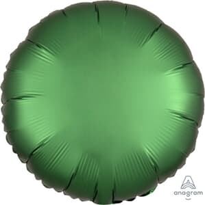 Anagram Circle Satin Luxe Emerald Green 45cm