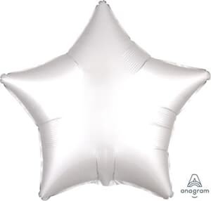 Star Satin Luxe White Anagram packaged 45cm