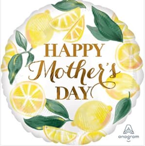 Happy Mother's Day Lemons Foil 45cm