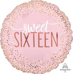 Sixteen Blush Birthday 45cm