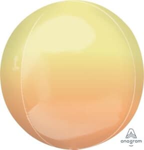 Orbz Ombre `Yellow & Orange 38cm x 40cm