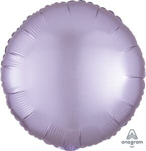 Anagram Circle Satin Luxe Pastel Lilac 45cm