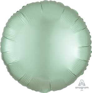 Anagram Circle Satin Luxe Mint Green 45cm