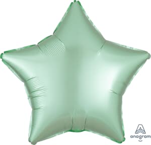 Anagram Star Satin Luxe Mint Green 45cm