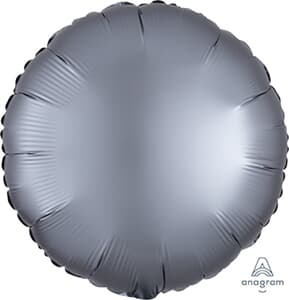 Anagram Circle Satin Luxe Graphite 45cm