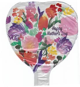 Happy Mothers Day Floral 10cm.