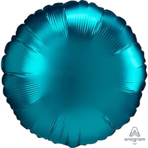 Anagram Circle Satin Luxe Aqua 45cm