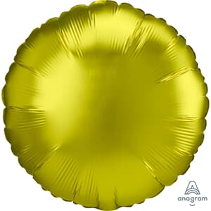 Anagram Circle Satin Luxe Lemon 45cm