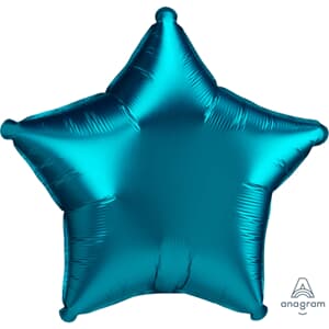 Anagram Star Satin Luxe Aqua 45cm