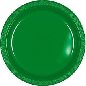 Plate Plastic 17.7cm Festive Spring Green