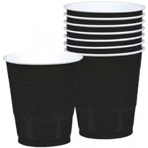 Cup Plastic 355ml Jet Black