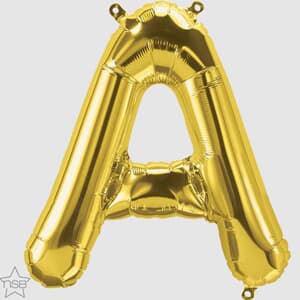 North Star 16" Gold Letter A