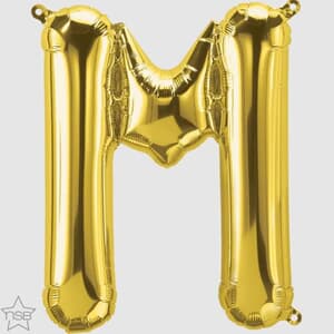 North Star 16" Gold Letter M