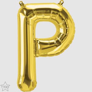 North Star 16" Gold Letter P