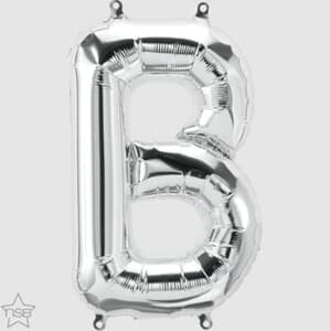 North Star 16" Silver Letter B