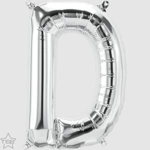 North Star 16" Silver Letter D