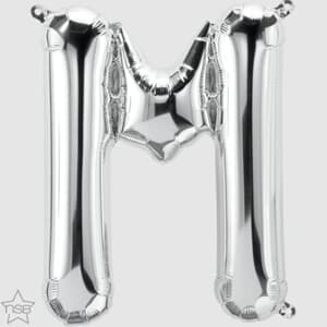 North Star 16" Silver Letter M