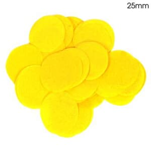 Oaktree 2.5cm Paper Confetti Yellow