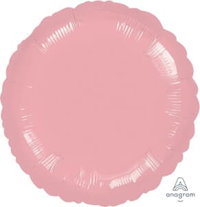 Anagram Circle Metallic Pearl Pastel Pink 45cm