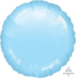 Anagram Circle Metallic Pearl Pastel Blue 45cm