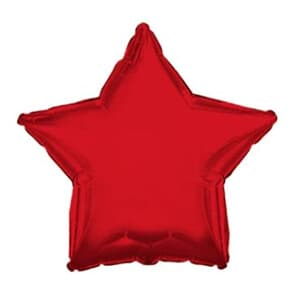 Red Foil Star 23cm