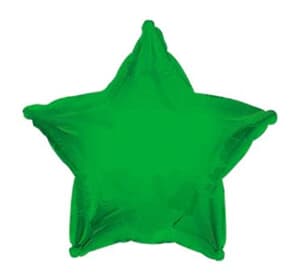 Green Foil Star 23cm