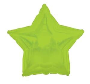 Lime Green Foil Star 23cm