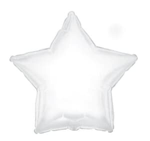 White Foil Star 11cm