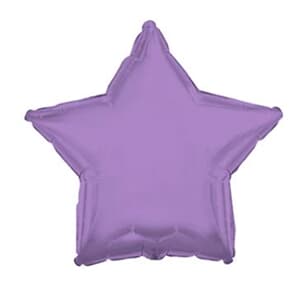 Lavender Foil Star 11cm
