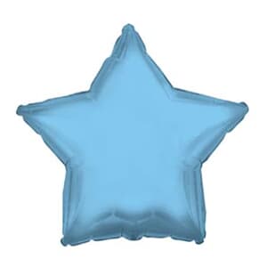 Powder Blue Foil Star 11cm