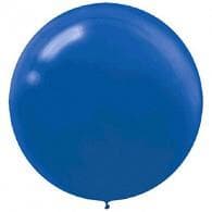 Round Latex Balloon 24" - 60cm Bright Royal Blue