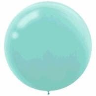 Round Latex Balloon 24" - 60cm Robins Egg Blue
