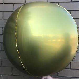 Foil Balls  - 32" Chrome Gold pack 2 -self sealing