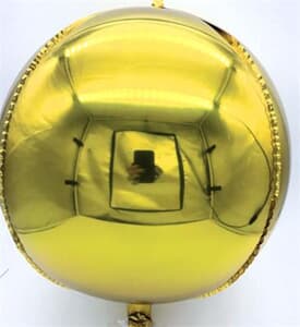 Foil Balls  60cm Gold pack 2-self sealing
