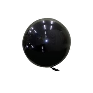 Bubble Balloon Black 12" 30cm seamless Metallic Finish