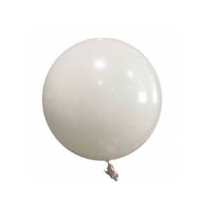 Bubble Balloon White 18" 45cm-seamless Metallic Finish