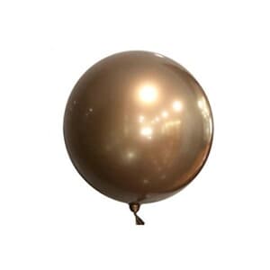 Bubble Balloon Gold 18" 45cm-seamless Metallic Finish