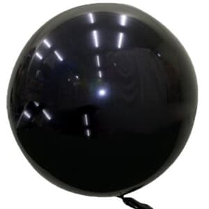 Bubble Balloon Black 36" 90cm-seamless Metallic Finish