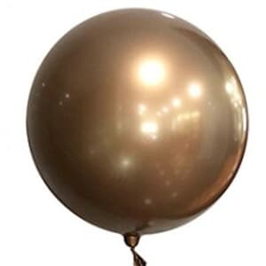 Bubble Balloon Gold 36" 90cm-seamless Metallic Finish