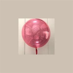 Clear orbs 18"- 45cm with Soft Red Tint - Pack 2
