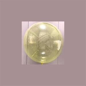 Clear  Orbs18"- 45cm with Soft Yellow Tint -