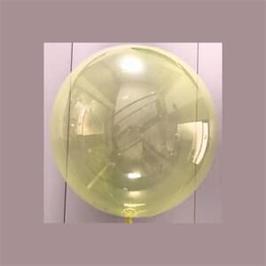 Clear  orbs  24"-61cm with Soft Yellow Tint - Pack 2